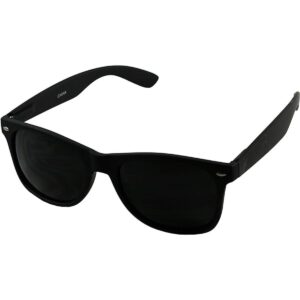 ShadyVEU Gafas de sol redondas con lente negra súper_1