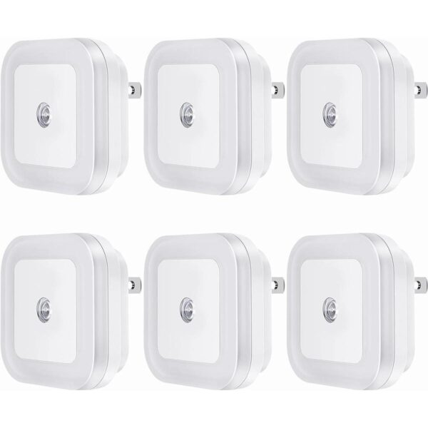 Sycees Luz nocturna LED enchufable con sensor de_1