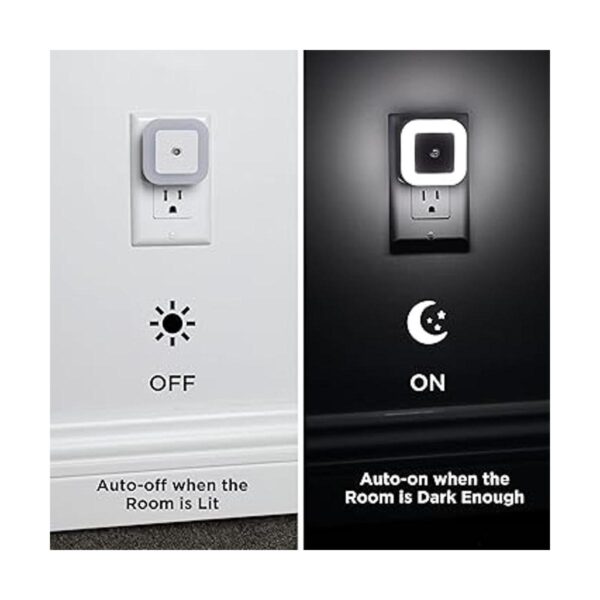Sycees Luz nocturna LED enchufable con sensor de_3