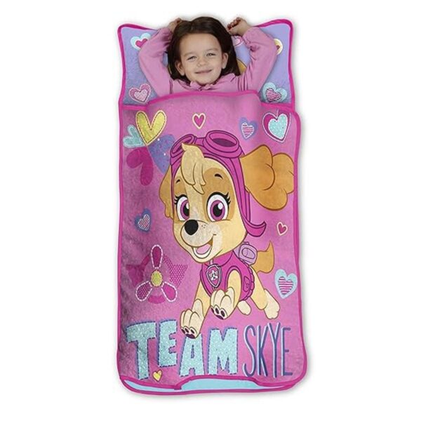 Tapete para siesta de Skye de Paw Patrol rosa para niña