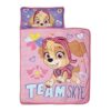 Tapete para siesta de Skye de Paw Patrol rosa para niña