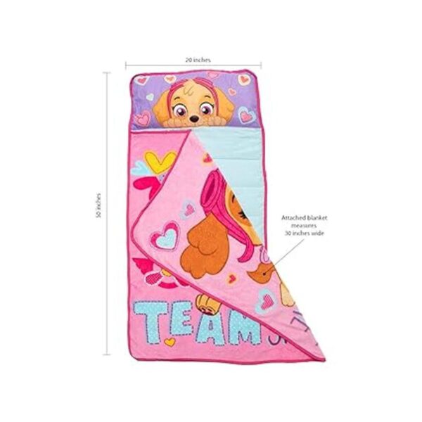 Tapete para siesta de Skye de Paw Patrol rosa para niña