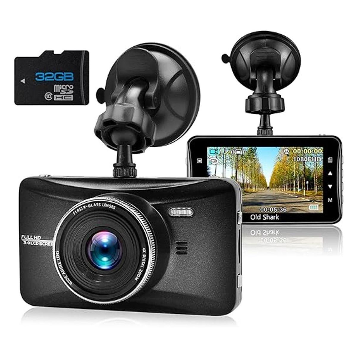 OldShark Dash Cam con la tarjeta de 32GB 3 1080p HD