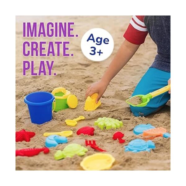 Click N Play juego de 18 unidades de juguetes para playa_3