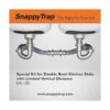 Snappy Trap Kit especial para fregaderos de cocina dobles