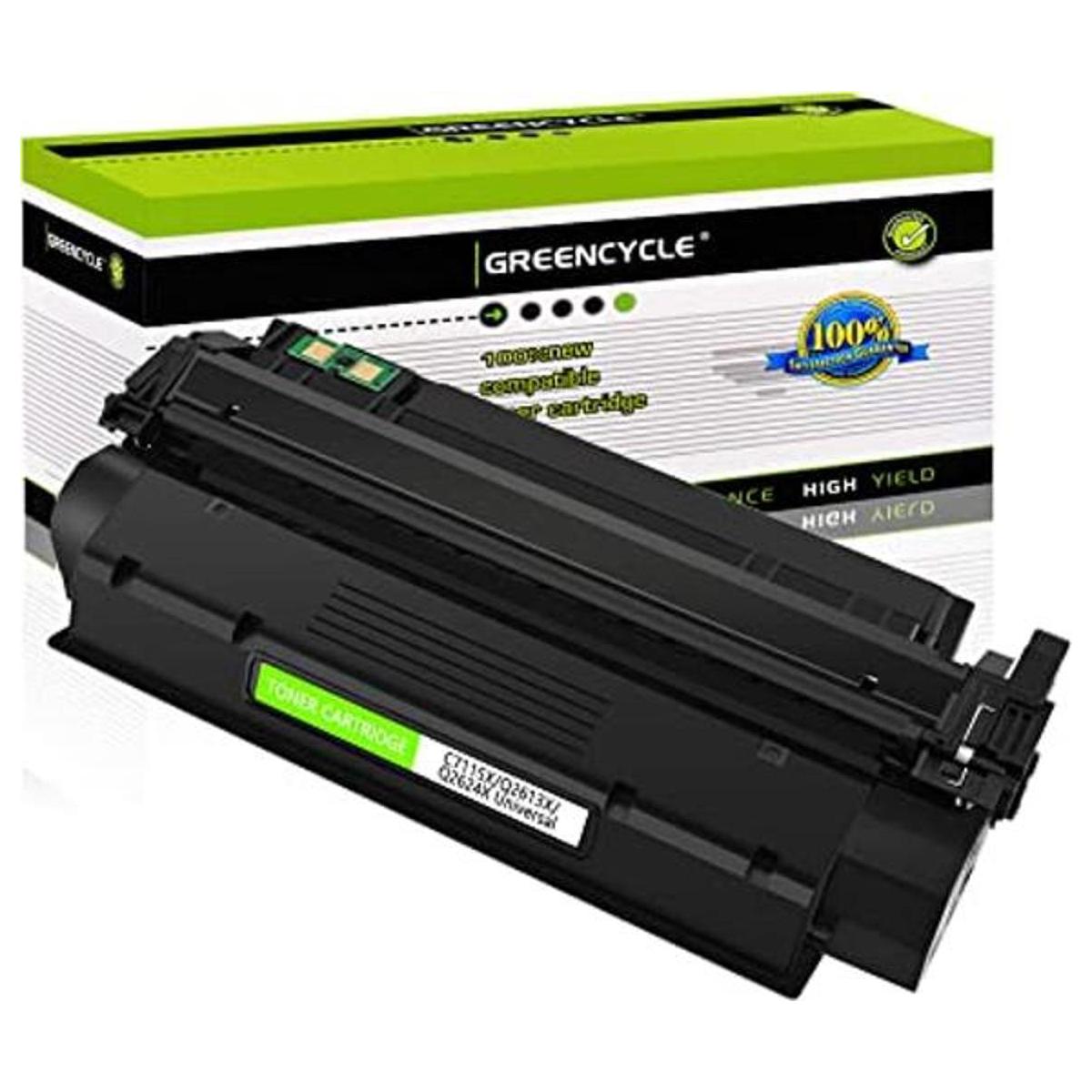 GREENCYCLE 1 paquete de cartucho de tóner negro compatible