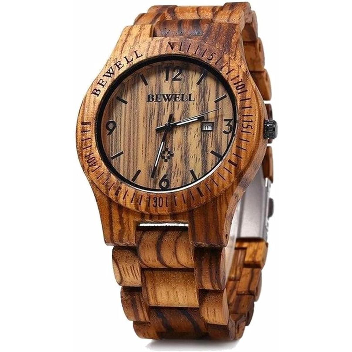 Bewell W086B Reloj de pulsera analógico ligero de cuarzo