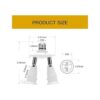 Divisor para bombillas LED estándar 360 grados ajustable_4
