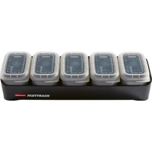 Rubbermaid FastTrack cesto de resina motivo ferroviario_1