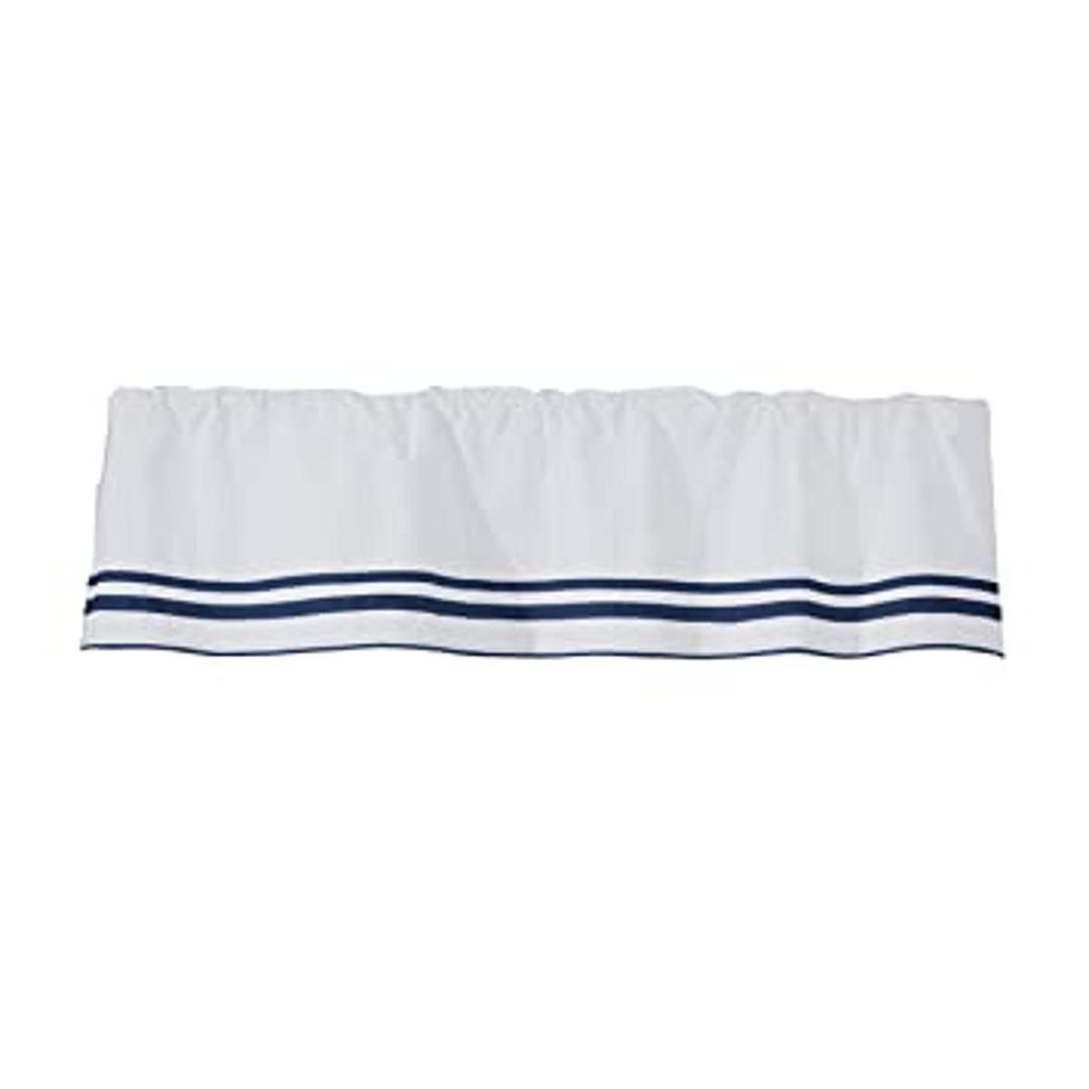 Baby Doll Bedding Soho Cenefa para ventana color azul