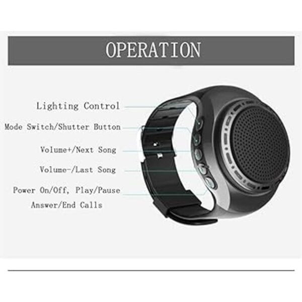 OriDecor Reloj portátil portátil con altavoz Bluetooth_3