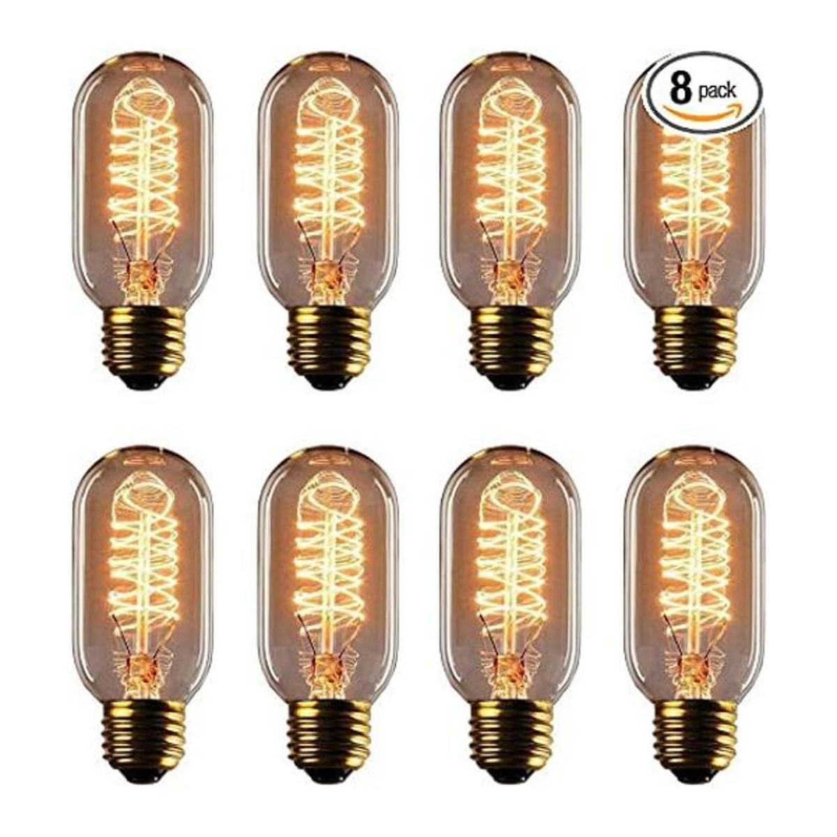 Bombilla Edison Vintage 25 W T45 Filamento espiral