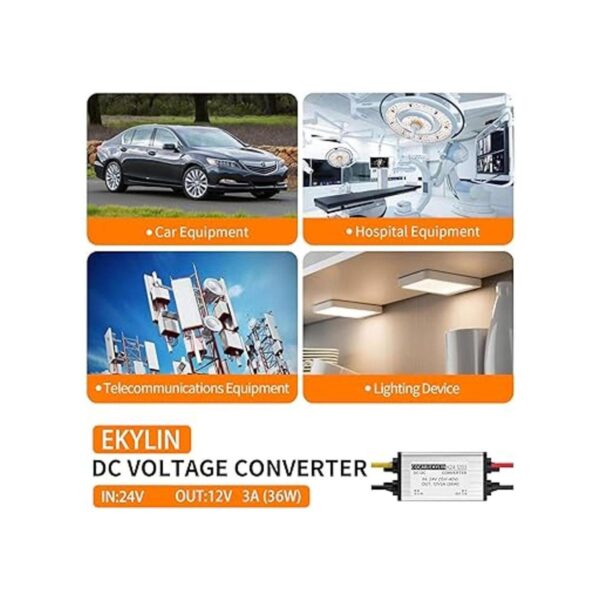 Regulador reductor de corriente continua de 24 V a 12 V 3A_2