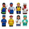 Get Ready Kids 620 Figuras de carrera multiculturales de_1