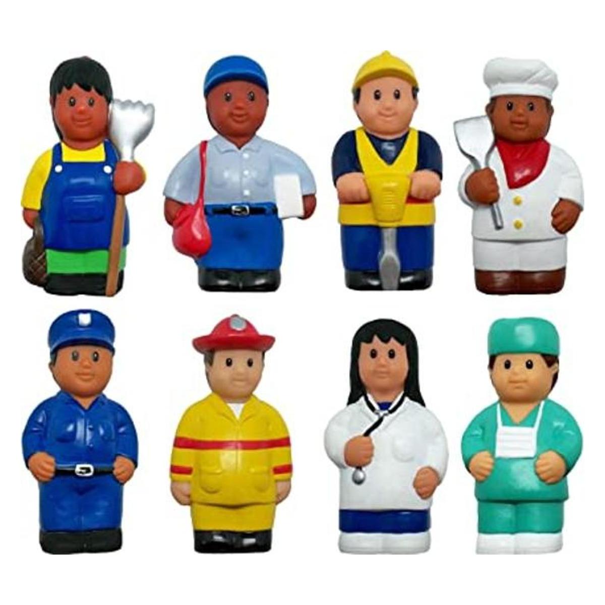 Get Ready Kids 620 Figuras de carrera multiculturales de