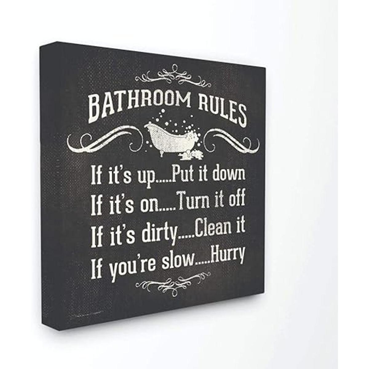 Stupell Home Décor BW Icon Lienzo decorativo para pared