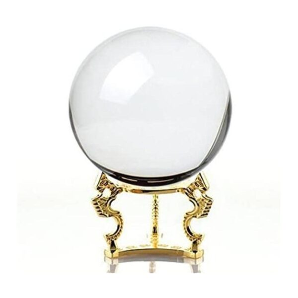 Amlong Bola de cristal transparente 5.906 in incluye_1