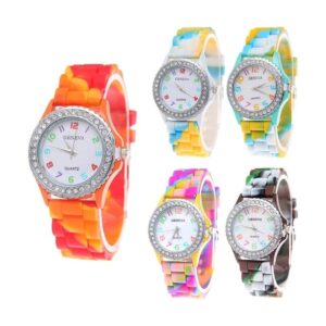 CdyBox Juego de 5 relojes al por mayor con diamantes de_1