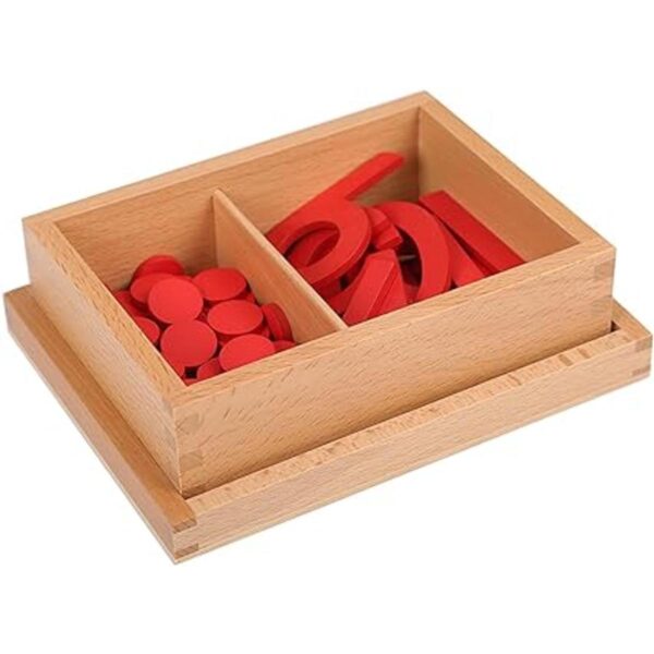 Montessori Math materiales CutOut Numeral y countersfor_2