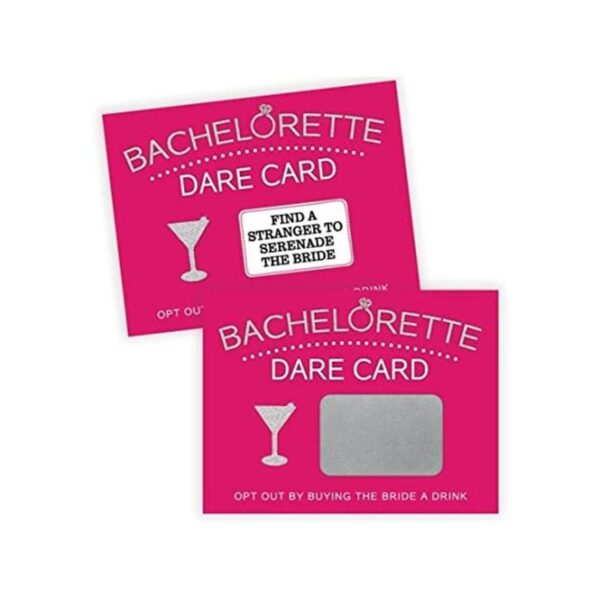 Bachelorette Dare juego de cartas de fiesta noche de