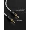 Cable estéreo de audio CableCreation chapado en oro de_2