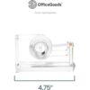 Dispensador de cinta acrílica y dorada de OfficeGoods un_4