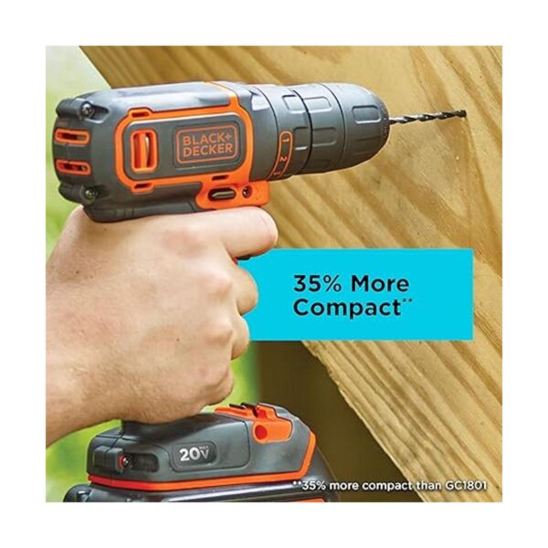 BLACKDECKER 20V MAX Cordless DrillDriver_4
