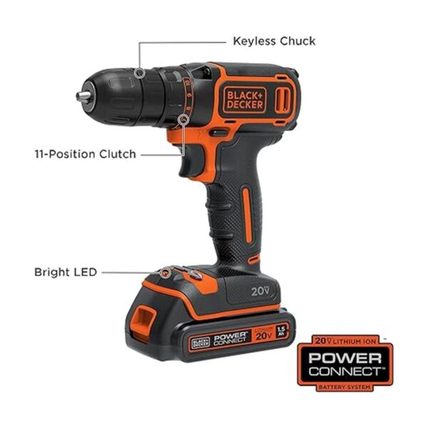 BLACKDECKER 20V MAX Cordless DrillDriver_2