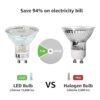 LE Bombillas LED GU10 equivalentes a halógenas de 50 W