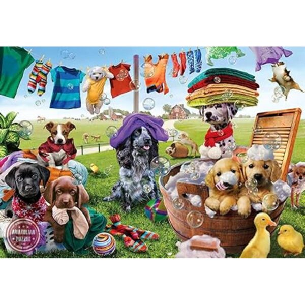 Anatolian Puppies Jigsaw Puzzle 260 piezas_2