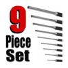 TuffMan Tools juego de 9 piezas punzones de pasador_6