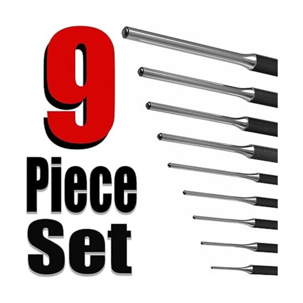 TuffMan Tools juego de 9 piezas punzones de pasador_6