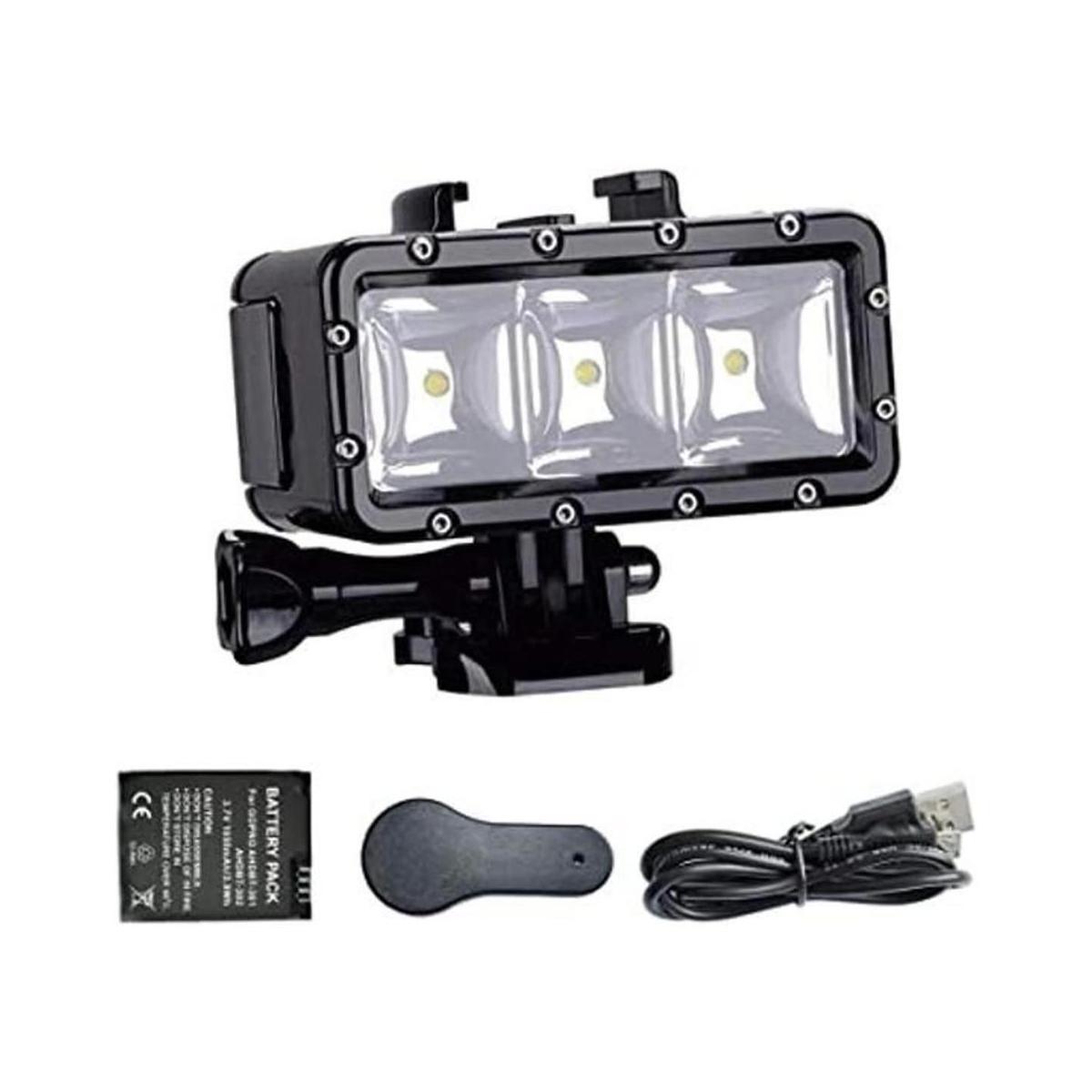 Suptig Luz de video LED regulable impermeable de alta