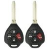 Keyless2Go Llave de repuesto para 2 llaves remotas de_1