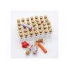 Healthcom Vials botellas de vidrio transparente para