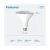 Sunco Lighting PAR38 Bombilla LED 13 vatios equivalente a_2