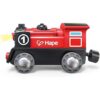 Hape Motor de ferrocarril de madera número 1 para niños