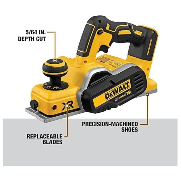 DEWALT DCP580B Garlopa sin escobillas de máximo 20 V_2