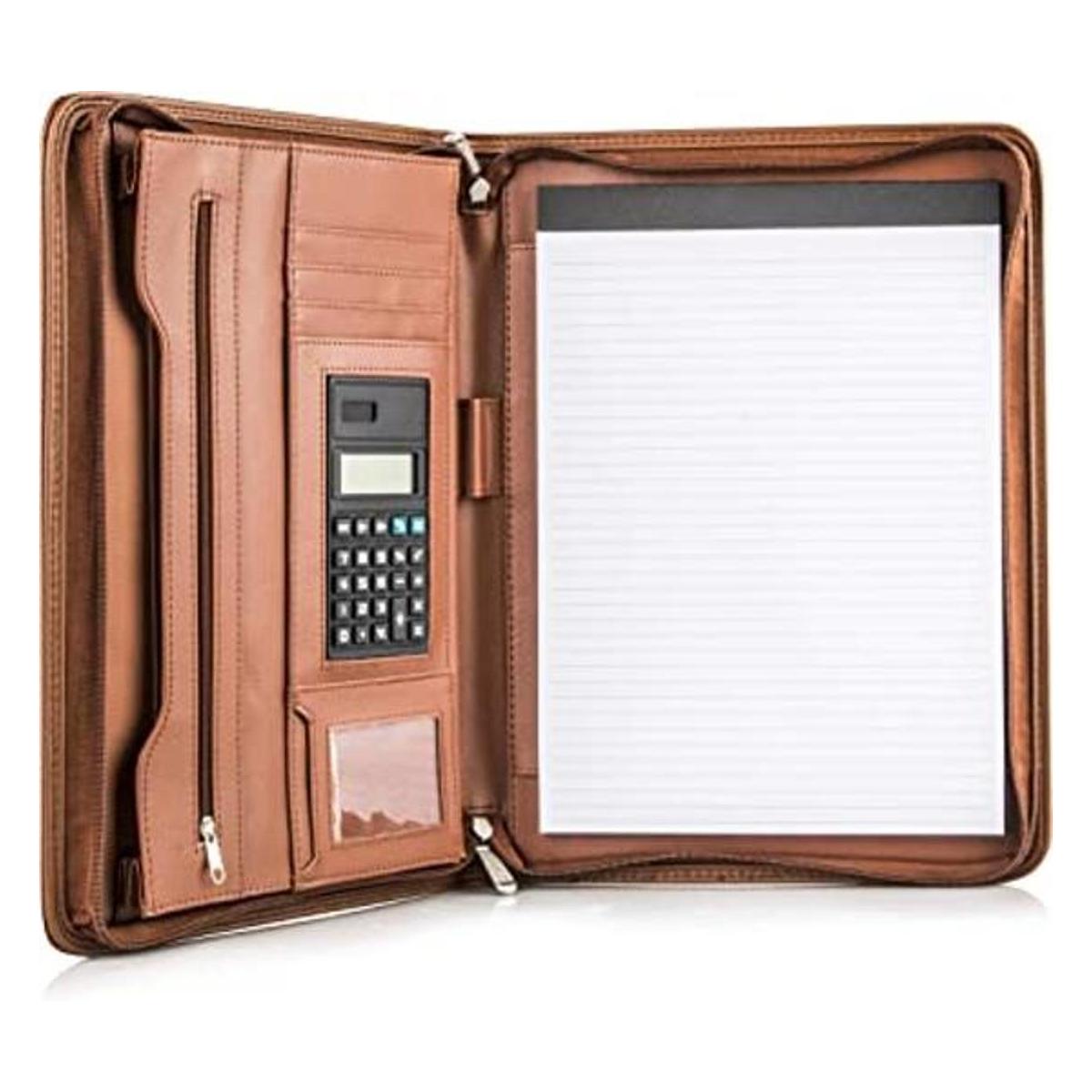 Cossini portafolio comercial portadocumentos de cuero PU