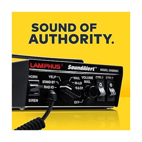 SoundAlert Sistema de sirena de policía de 12 V 100 W