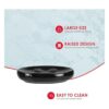 Home Basics Juego de accesorios de baño de 4 piezas