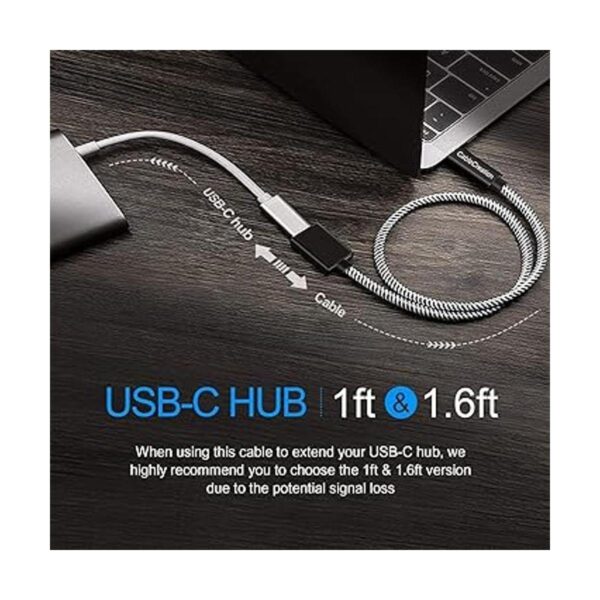 Cable de extensión USB C Gen 210 Gbps CableCreation_3