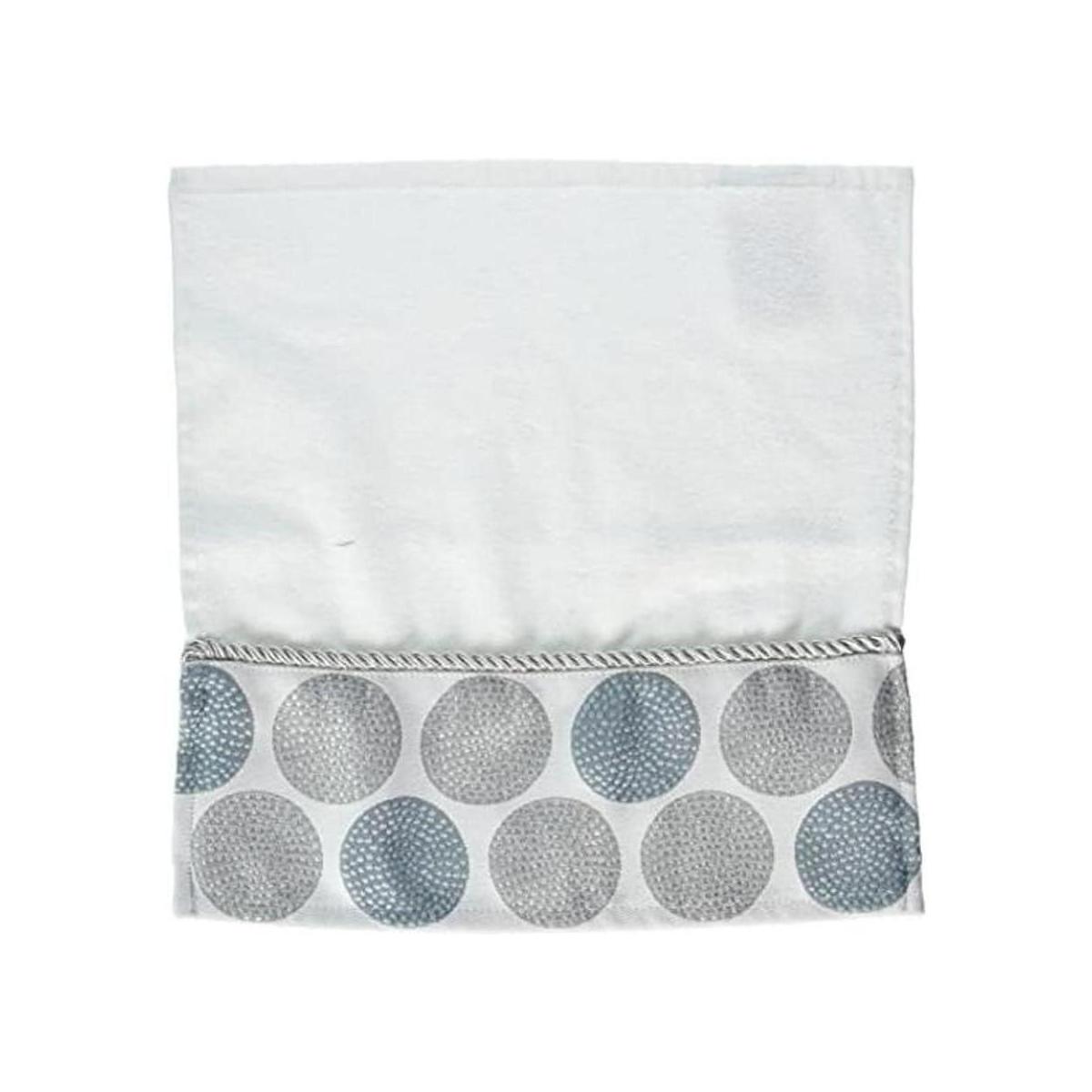 Avanti Dotted círculos manopla Algodón Blanco M