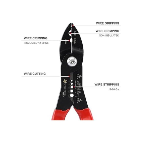 4 en 1 alambre Alicates Crimper Stripper cortador alicates_2