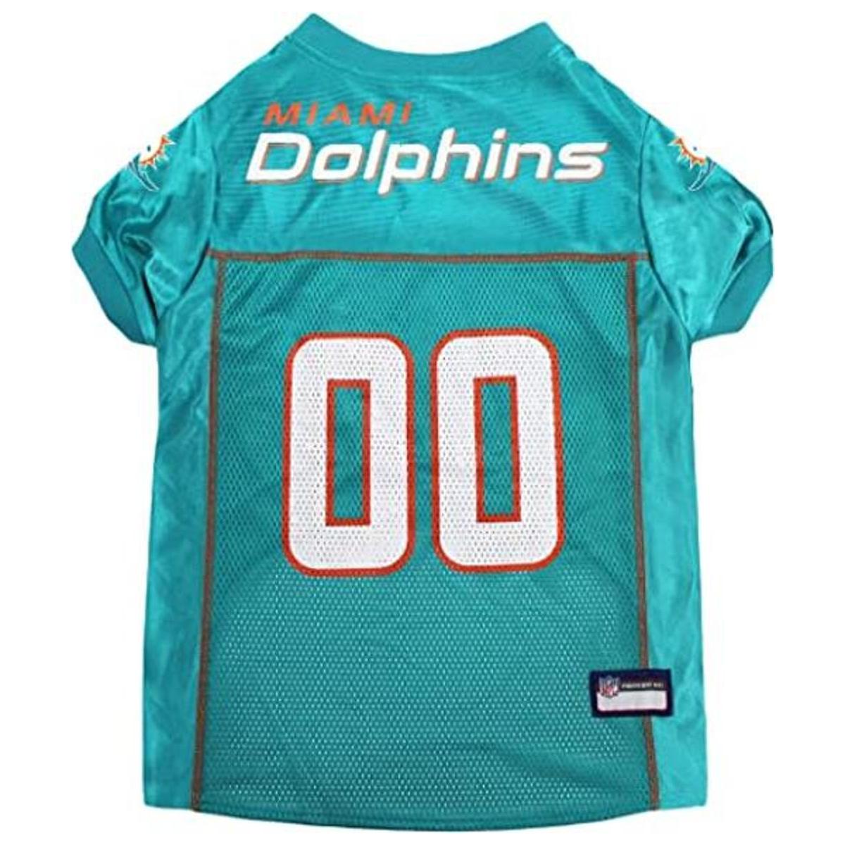 Pets First Miami Dolphins Mesh Jersey for Dogs