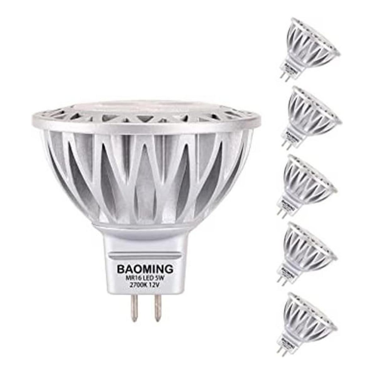 BAOMING MR16 Bombilla LED 5W equivalente a halógeno MR16