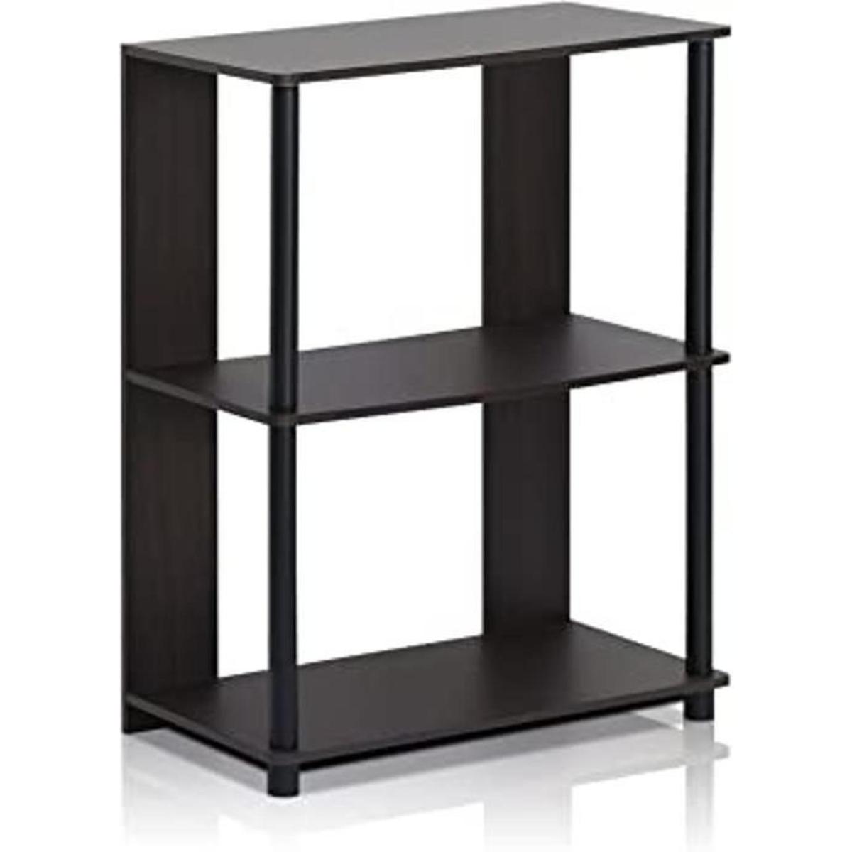 Furinno JAYA Estantería de 3 niveles de diseño simple