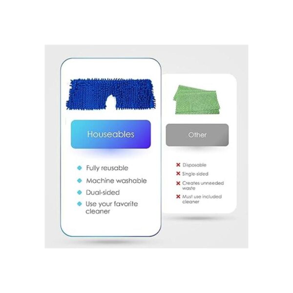 Houseables repuesto de trapeador de microfibra para_5