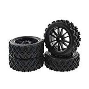 4 x RC 1 10 Neumáticos Ruedas de goma para Crossing Hex_1