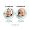 Danielle 10X Soft Touch Round Vanity Mirror Seafoam_2